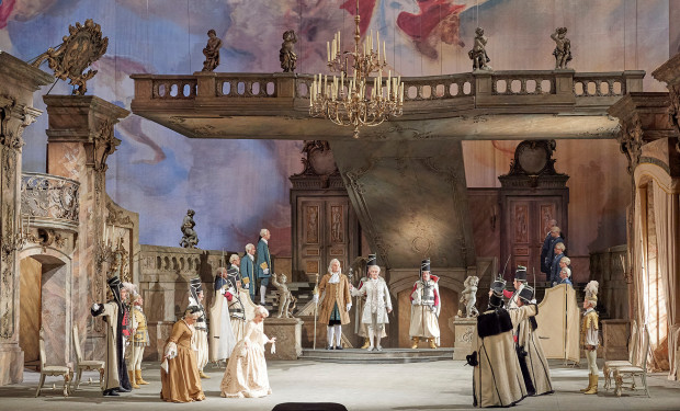 Teaser Panorama Wien, Staatsoper, Szene aus "Der Rosenkavalier": 