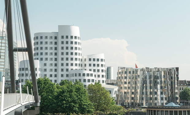 Teaser Panorama, Düsseldorf, MedienHafen: Düsseldorf Marketing GmbH, Foto: 