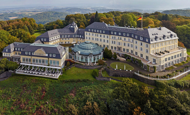 Luftaufnahme Hotel Petersberg bei Bonn 