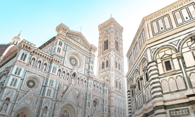 Teaser: Fassade des Doms in Florenz    
