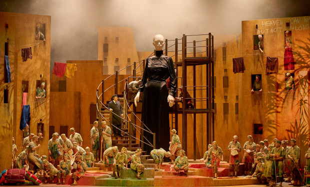 Les Pêcheurs de perles Szene aus "Les Pêcheurs de perles" an der Staatsoper Wien