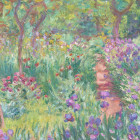 Gemälde von Claude Monet, "The Artist’s Garden in Giverny (1900)", public domain