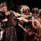 01 Savonlinna, Festival, Szene aus "Macbeth", 2013: 