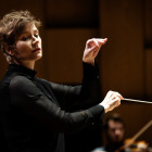 Die Dirigentin Anja Bihlmaier    