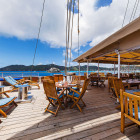 "Lido"-Bereich auf Deck der Sea Cloud II   