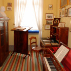 Blick in das Klavierzimmer im Mendelssohn-Haus Leipzig