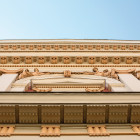 Detailaufnahme der Fassade des Musikvereins Wien