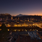 Sonnenuntergang in Salzburg 