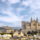 Stadtansicht von Palma de Mallorca mit Kathedrale  