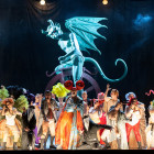 07 Berlin, Komische Oper, Szene aus "Orpheus aus der Unterwelt": 