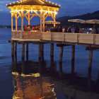 07: Der beleuchtete Fischersteg in Bregenz  