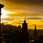 07 Edinburgh, Sunset: