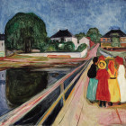 Museum Barberini, Potsdam: Edvard Munch, The Girls on the Bridge, 1902