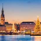 08: Weihnachtliches Hamburg mit Blick auf die Binnenalster  