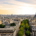 Blick auf Paris mit Eiffelturm
