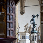 09: Blick auf die Loggia dei Lanzi in Florenz    