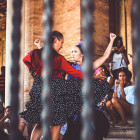 Flamenco-Tänzerinnen in der Altstadt von Sevilla 
