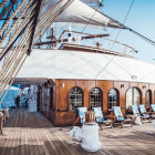 An Deck der Sea Cloud II