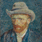 12 Amsterdam, Van Gogh Museum, Self-Portrait with Grey Felt Hat, Gogh, Vincent van (1853-1890: 