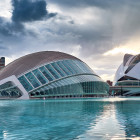 Ansicht der »Ciudad de las Artes y de las Ciencias« in Valencia   