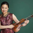 Portrait der Violinistin Midori   