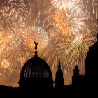 Silvesterfeuerwerk in Dresden     