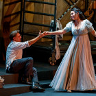 Szene aus "Tosca" an der Semperoper Dresden