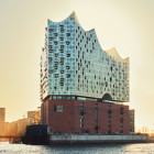 Blick auf die Elbphilharmonie in Hamburg