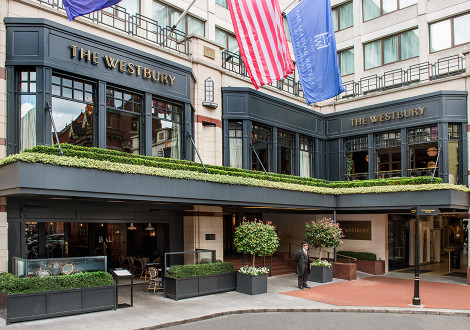 Fassade und Eingangsbereich The Westbury