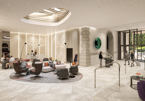Eingangsbereich mit Lobby