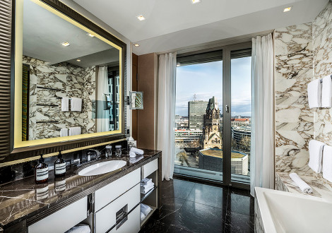 Hotel Waldorf Berlin Juniorsuite Bad