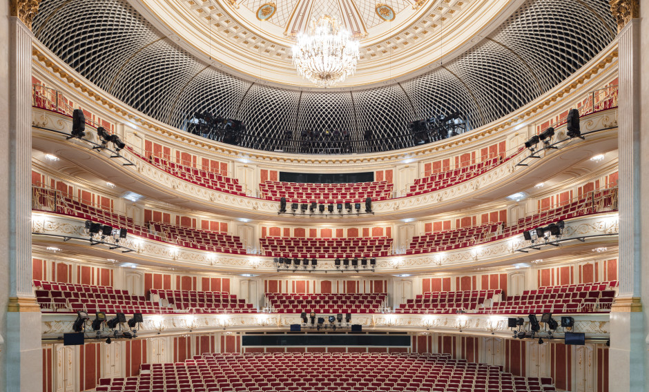 Blick in den Zuschauerraum der Staatsoper Unter den Linden