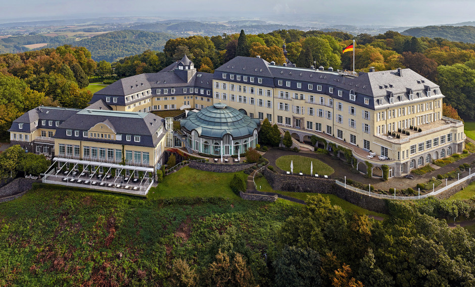 Luftaufnahme Hotel Petersberg bei Bonn 