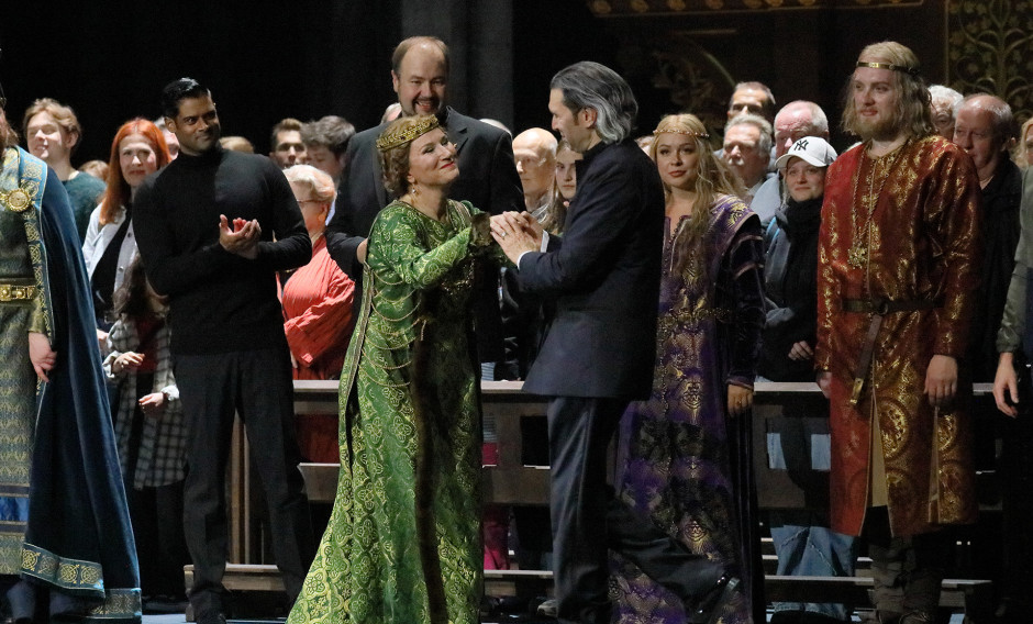 01 München, Bayerische Staatsoper, Premierenapplaus, "Das Rheingold": 