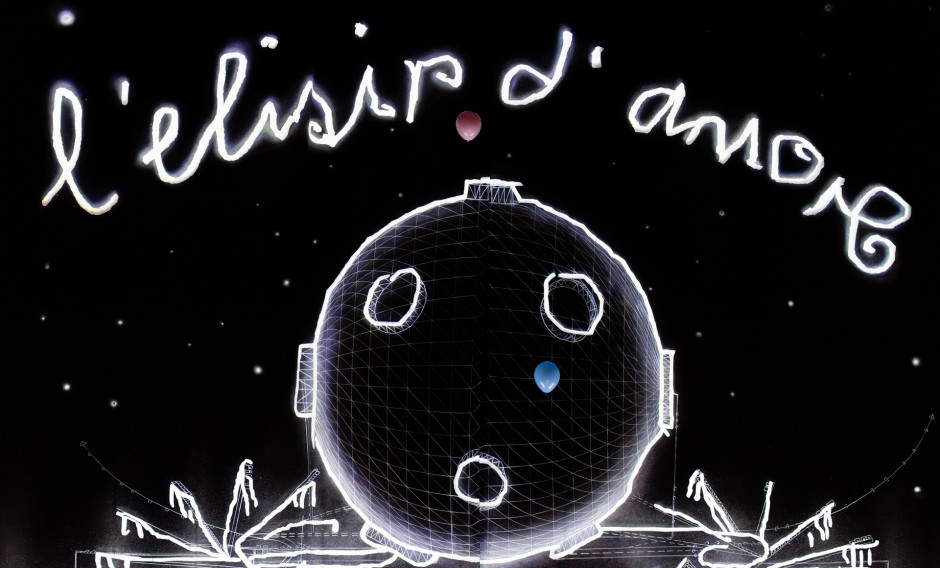 München Szene aus "L'elisir d'amore" an der Bayerischen Staatsoper München