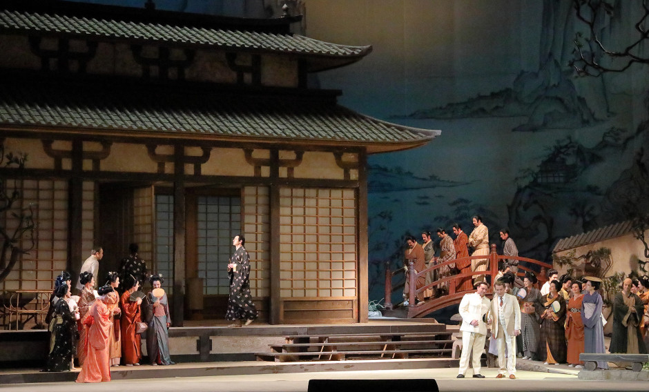01 München, Bayerische Staatsoper, Szene aus "Madama Butterfly": 
