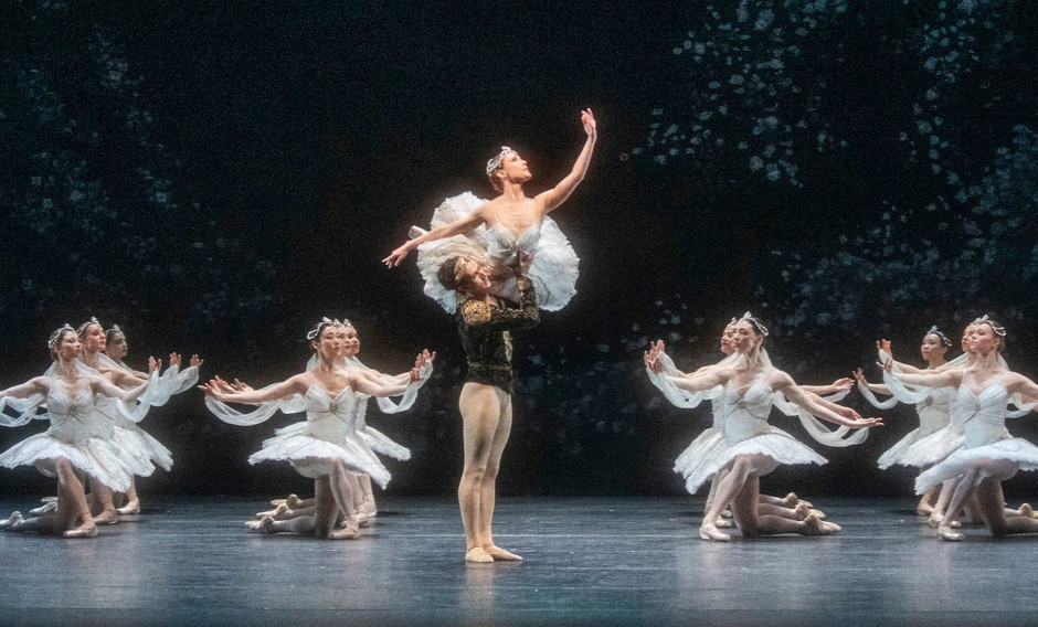 Szene aus dem Ballett "La Bayadère" an der Oper Oslo