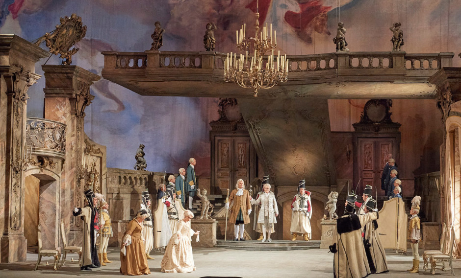 "Der Rosenkavalier" Szene aus "Der Rosenkavalier" an der Wiener Staatsoper