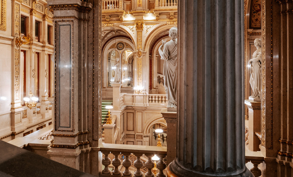 Staatsoper Wien Das Treppenhaus der Wiener Staatsoper