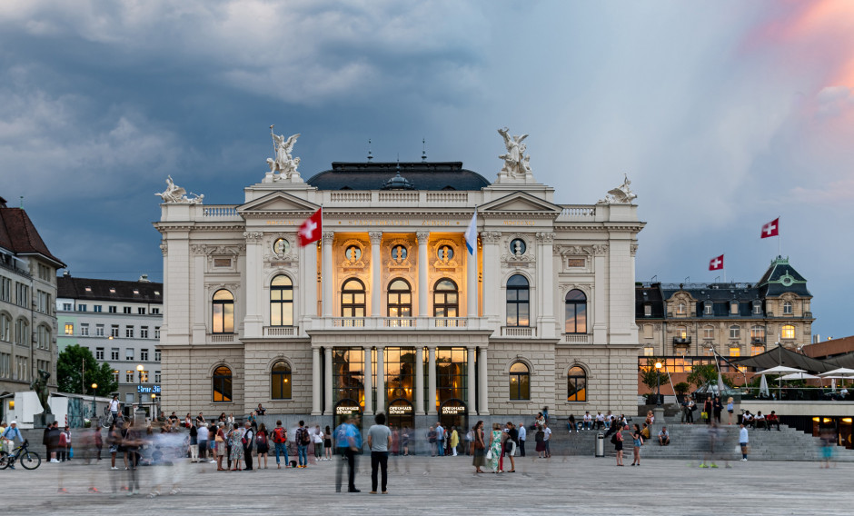 01 Zürich, Opernhaus, aussen: 