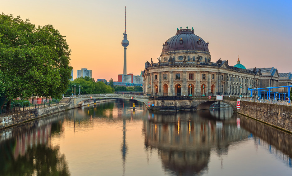 Blick auf das Bode Museum in Berlin