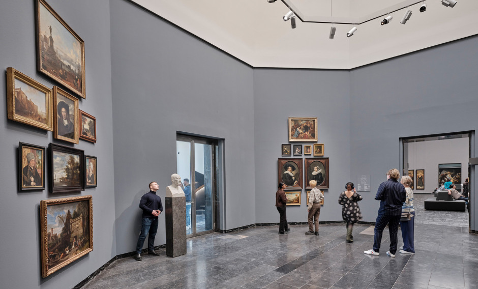 Stifter-Saal im Sammlungsbereich Alte Meister, Städel Museum Frankfurt  