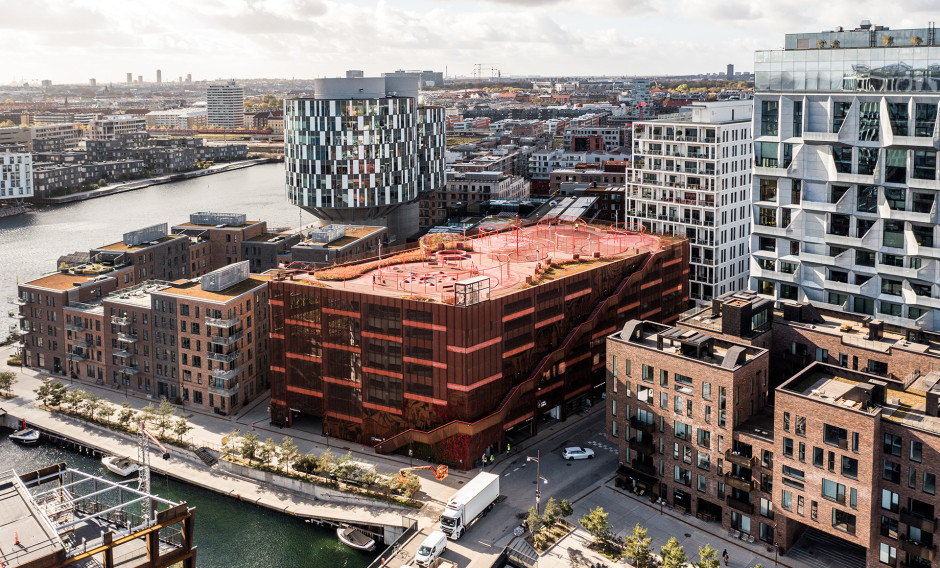 Kopenhagen Luftaufnahme mit Blick auf moderne Architektur in Kopenhagen