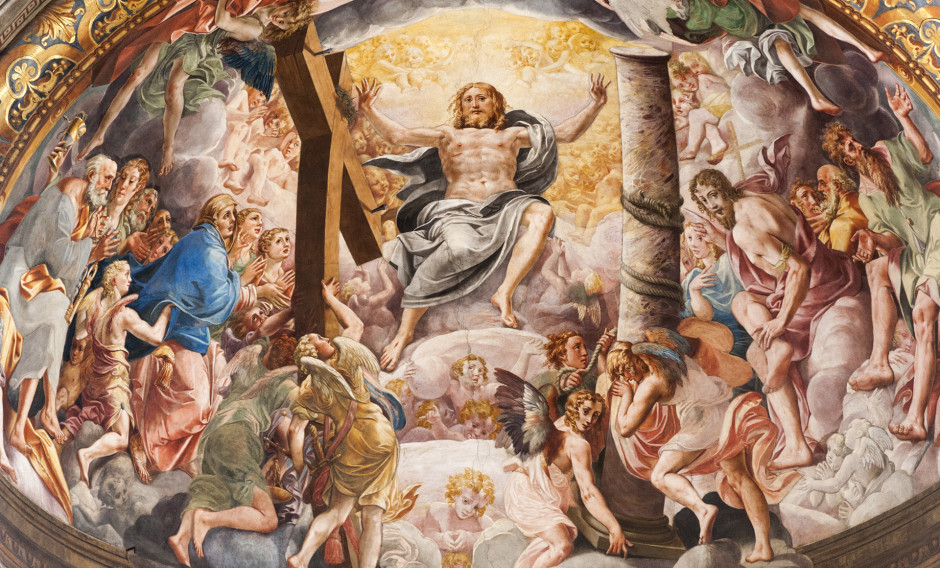 02: Fresko "Das Weltgericht" von Girolamo Bedoli im Dom von Parma    