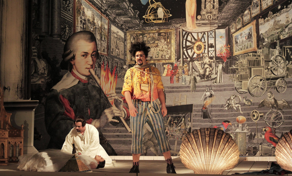 Die Zauberflöte Szene aus "Die Zauberflöte" am Ständetheater Prag
