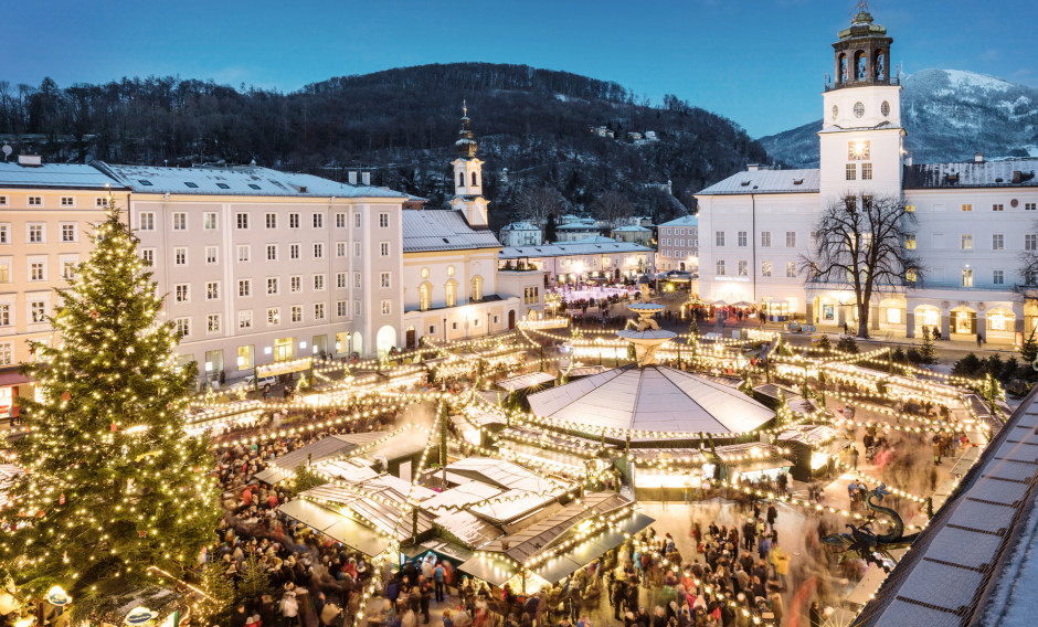 Der Christkindlmarkt in Salzburg    