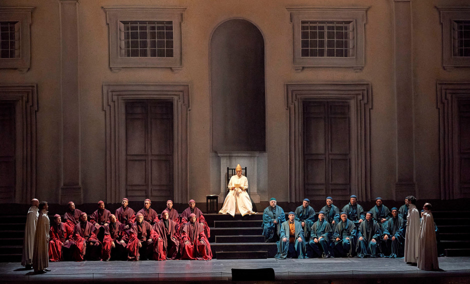 Szene aus "Simon Boccanegra" an der Wiener Staatsoper