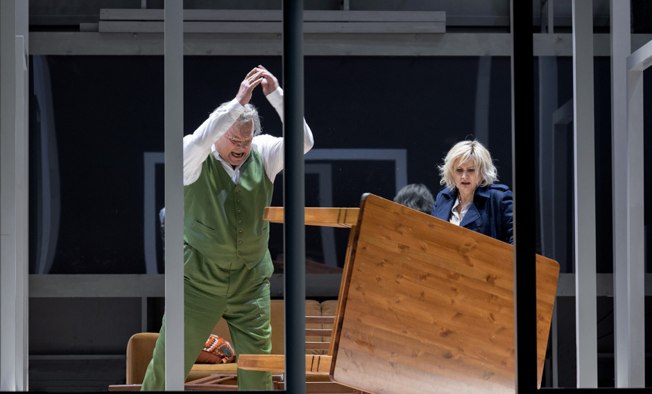 Anja Kampe und Michael Volle Staatsoper Unter den Linden, Szene aus "Die Walküre" mit Anja Kampe und Michael Volle