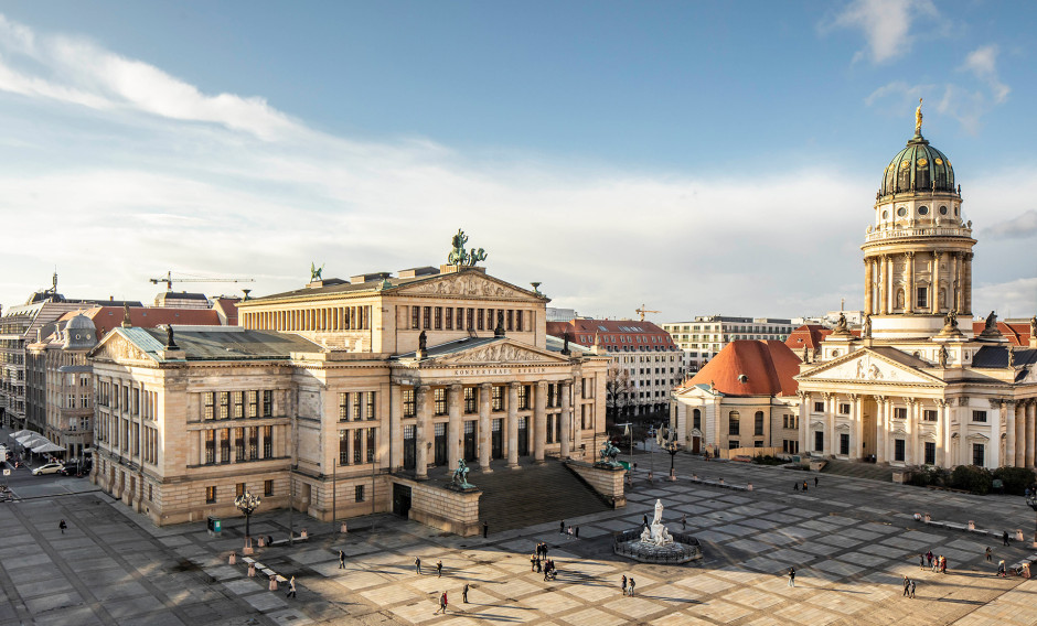Blick auf das Konzerthaus in Berlin