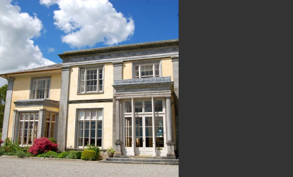 Der Aufführungsort Salterbridge House beim Blackwater Valley Festival